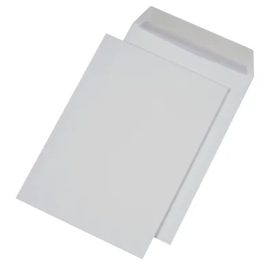 Produktbild von 250 Mailmedia® Versandtaschen DIN B4 weiß haftklebend