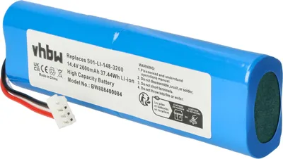 Produktbild von vhbw Akku kompatibel mit Eurovacs DX55 Saugroboter (2600 mAh, 14,4 V, Li-Ion)