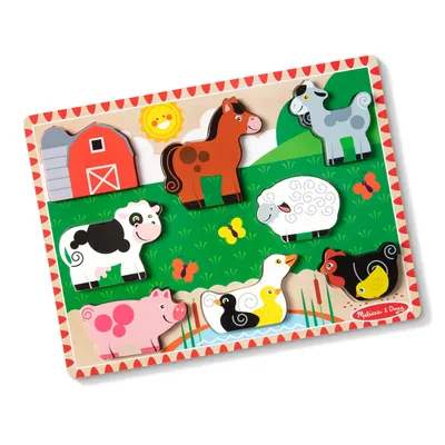 Image de Puzzle Animaux de la ferme 8 pièces