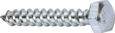 Produktbild von HSI Schlüsselschrauben, Eisen, verzinkt, DIN 571, 8x 80 mm, 20 STK