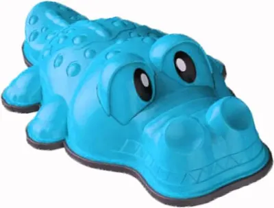 Produktbild von Sinnespfad Flusssteine Krokodil - blau