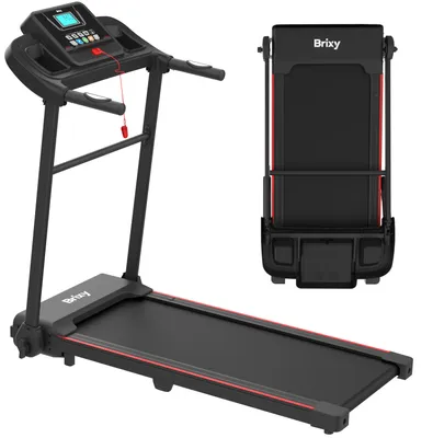 Produktbild von Brixy Loopband - Inklapbaar - t/m 14 km/u - 12 Programma’s - Incl. Tablethouder En Bidonhouder - LCD