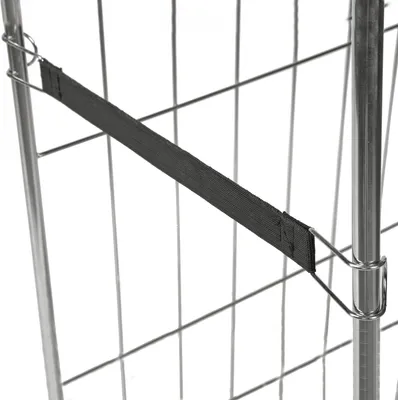 Produktbild von Kongamek Sicherheitsband in schwarz 550x40x5mm als Zubehör für Gitterwagen