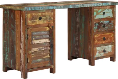 Produktbild von Maison Exclusive - Schreibtisch Altholz Massiv 140x50x77 cm