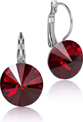 Produktbild von LUISIA® Ohrringe Rivoli mit Kristallen von Swarovski® - 12 mm | Siam