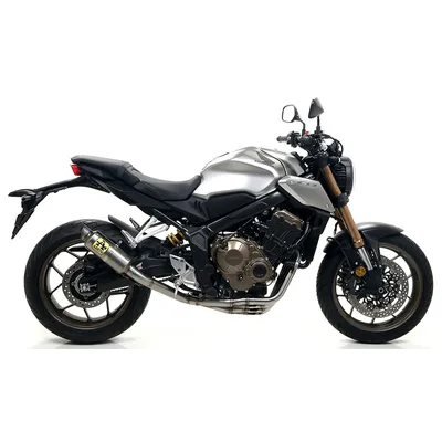 Produktbild von ARROW Racing-Auspuff DARK GP2 für Honda CB650R 2019- aus Edelstahl