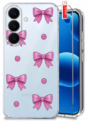 Obrázek produktu pro Pouzdro pro Samsung S26 – Módní, stylové, roztomilé a barevné vzory – Průhledné pouzdro + ochranná fólie na displej