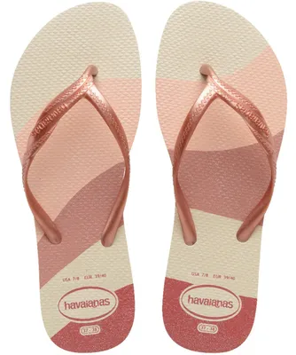 Productafbeelding van Havaianas Fantasia Gloss damessandalen, roze goud, maat 33 EU
