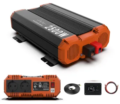 Image de Onduleur, onde sinusoïdale pure, télécommande, 2500 W - 12 V