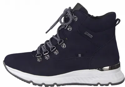 Produktbild von Jana Comfort Damen Echtleder Schnürboot navy, Damen:40 EU