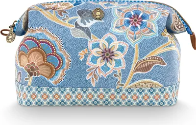 Image de Pip Studio trousse de toilette Cooper Cosmetic Purse Matata Blue bleu clair