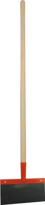 Immagine prodotto di Kerbl Stoßscharre 30 cm breit mit Stiel, Scharre aus Federstahl 1 mm stark