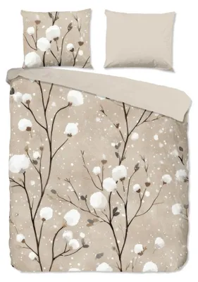 Produktbild von Pure Bettwäsche "Ralfa" - Braun - (200x220 cm) - 100 % Polyester