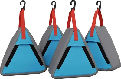Obrázek produktu pro vidaXL Úložné tašky, 4 kusy, šedé a modré, 24 x 16 x 24 cm, materiál Oxford
