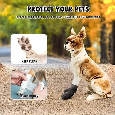 Immagine prodotto di Scarpe impermeabili per cani, taglia media, morbide