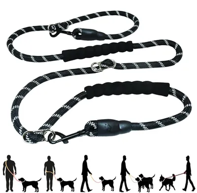 Productafbeelding van Handsfree Hondentuig met Leash van 2.6 m - Zwart