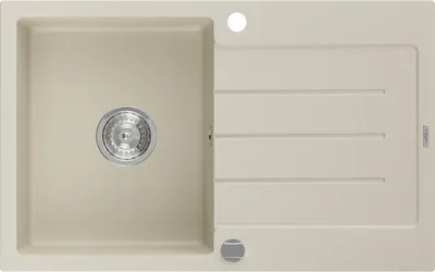 Obrázok produktu pre Mexen Bruno granitový jednokomorový drez s odkvapkávačom 795 x 495 mm, béžová - 6513791010-69