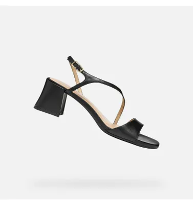 Produktbild von Geox Schwarze Damensandalen New Eraklia 50 T01 40