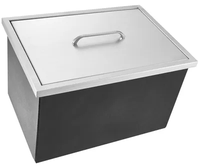 Immagine prodotto di Contenitore per il ghiaccio - Secchiello per il ghiaccio - Contenitore refrigerante - Contenitore per bevande - Contenitore per ghiaccio - Acciaio inossidabile - Capacità: 30 litri