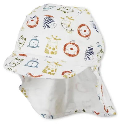 Produktbild von Sterntaler Schirmmütze mit Nackenschutz Safari-Tier Gr. 45