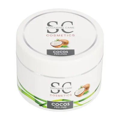 Produktbild von Zuckerpeeling Cocos mit Traubenkernöl 200 ml | SC Cosmetics