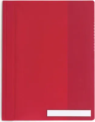 Produktbild von DURABLE Sichthefter A4+ Beschriftungsfenster 115x16 mm,251003 rot