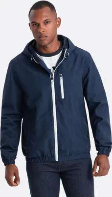 Zdjęcie produktu dla Ombre Clothing Męska kurtka przejściowa Jaiteh navy XL