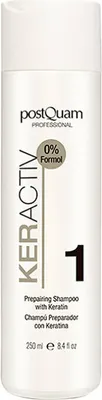 Obrázek produktu pro PostQuam Keractiv, 250 ml, Šampon, Profesionální, Ženy, Všechny vlasy, Všechny barvy