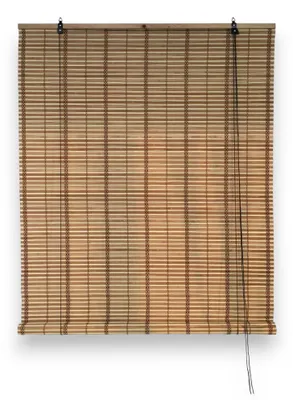 Immagine prodotto di Tapparella da interno per finestre con listelli in bamboo midollino con filo di cotone - 120x250