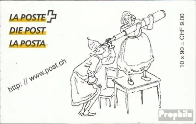 Produktbild von Briefmarken Schweiz 1999 Mi MH113 (kompl.Ausg.) gestempelt Geburtstag von R. Töpffer