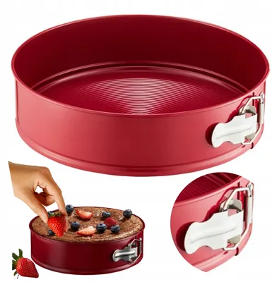 Produktbild von Ambition Tortenform rund 24 cm Keramik Rot