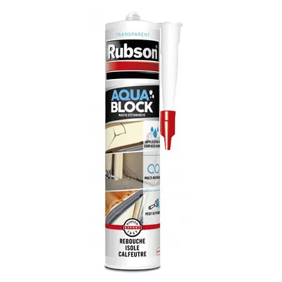 Image de Aquablock Mastic Transparent 280ml - Rubson