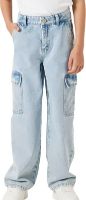 Produktbild von Name It Rose Wide Cargo Jeans Mädchen