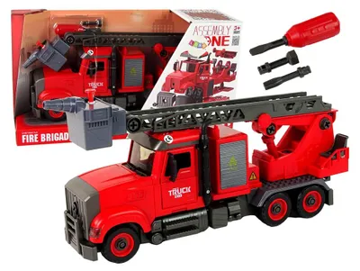 Produktbild von Feuerwehrauto Feuerwehr zum Abschrauben von Zubehör Rot