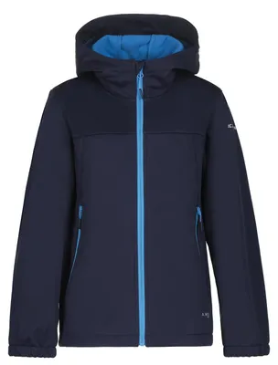 Produktbild von Icepeak Kline Jr Softshelljacke Kinder Jr mit Kapuze, Farbe:Dunkelblau, Kinder Größen:140