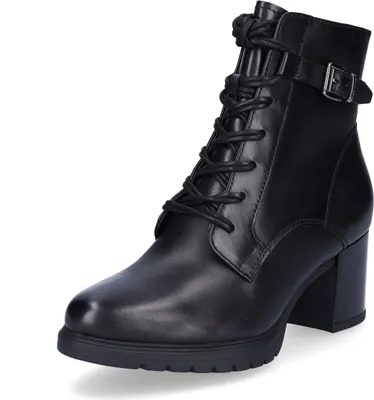 Produktbild von Tamaris Damen Leder Stiefelette schwarz