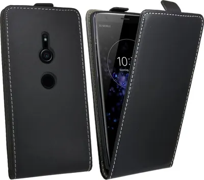 Zdjęcie produktu dla Sony Xperia XZ2 etui na telefon komórkowy flip case etui ochronne na smartfon czarny