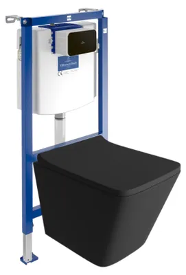 Produktbild von LAVITA WC-Set LAGO spülrandlos Schwarz