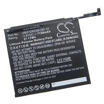 Productafbeelding van Accu voor Huawei MatePad Pro en andere modellen, zoals HB27D8C8ECW-12, 7150mAh