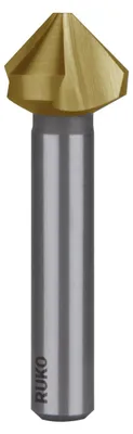 Produktbild von Ruko Kegel- und Entgratsenker DIN335-C 90Grad Durchmesser 40mm HSS TiN 3 Schneiden - 102174T