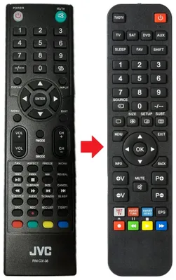 Produktbild von Fernbedienung passend für JVC RM-C3136