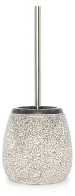 Produktbild von Toilettenbürstenhalter, schwarz - Marmorablagebox, 15 cm