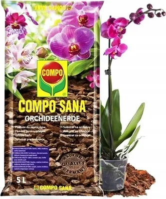 Produktbild von Orchideen-Substrat 3 l - Hochwertig - Nährstoffreich - Für Garten und Balkon - Orchideenerde - Orchideensubstrat