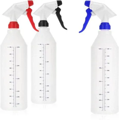 Produktbild von Famanu Sprühflasche vielseitig - rot/blau/schwarz, 900 ml