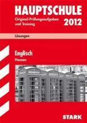 Produktbild von Hauptschule 2012. Englisch. Hessen. Lösungsheft