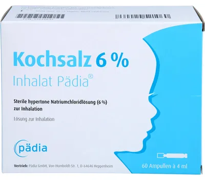 Zdjęcie produktu dla Saline 6% Inhalation Paedia, 60 sztuk IHA