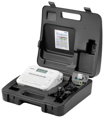 Produktbild von Beschriftungsgerät P-touch D410VP - inkl. USB-Schnittstelle, Hartschalenkoffer, weiß, 1 St.