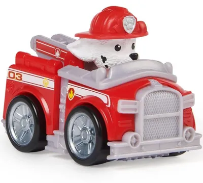 Produktbild von Spielzeugauto mit Marshall-Figur – Paw Patrol Pup Squad Racers, ab 3 Jahren