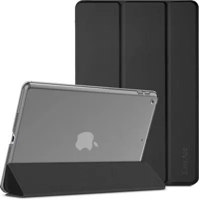 Produktbild von Hülle Kompatibel mit iPad 9 Generation 8 und 7 Generation 10.2 Zoll, Modell 2021 2020 2019 - Ultradünn Schutzhülle mit Transparenter Rückseite Abdeckung Cover Schutzhülle Case