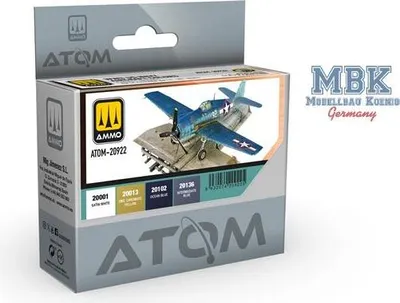 Produktbild von Ammo of MIG ATOM20922 ATOM US Navy Aircraft WWII Colors Set